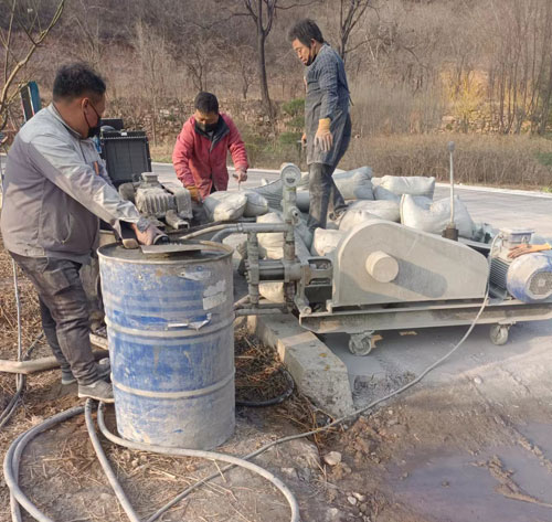 新疆路面下沉注浆